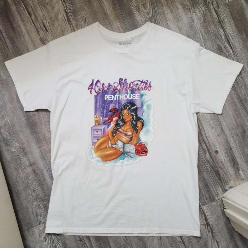 White 40s and Shorties PentHouse Shirt